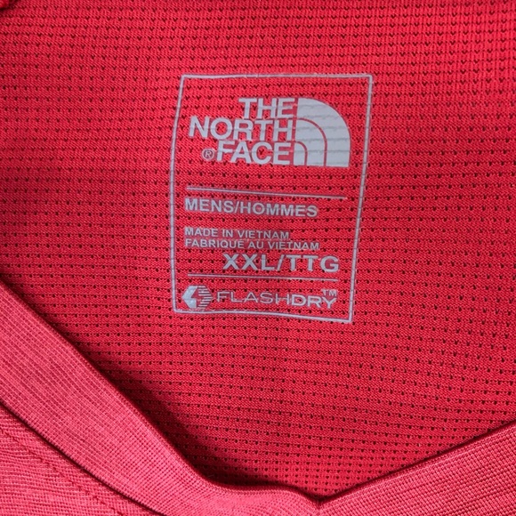 Men’s The North Face V Neck Short Sleeve FlashDry Tee XXL - Picture 3 of 7